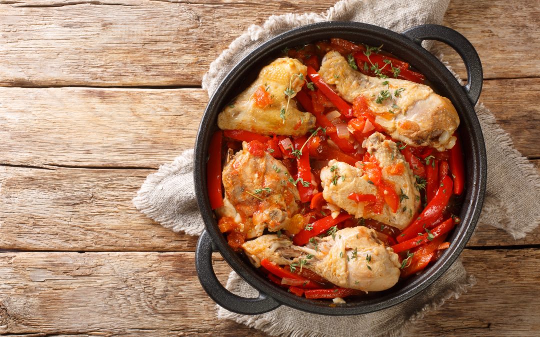 Poulet basquaise
